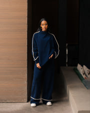 Blue Knitted loungewear